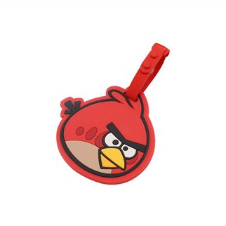 3D 만화 동물 연약한 PVC 수화물 꼬리표